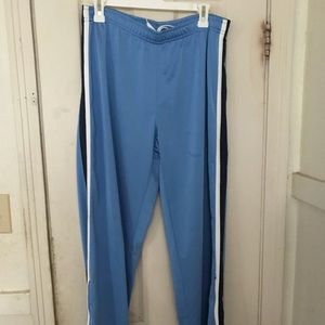 Blue nike track pants